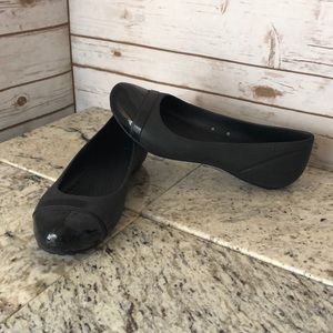 SALE ❤️Black ballets crocs flats